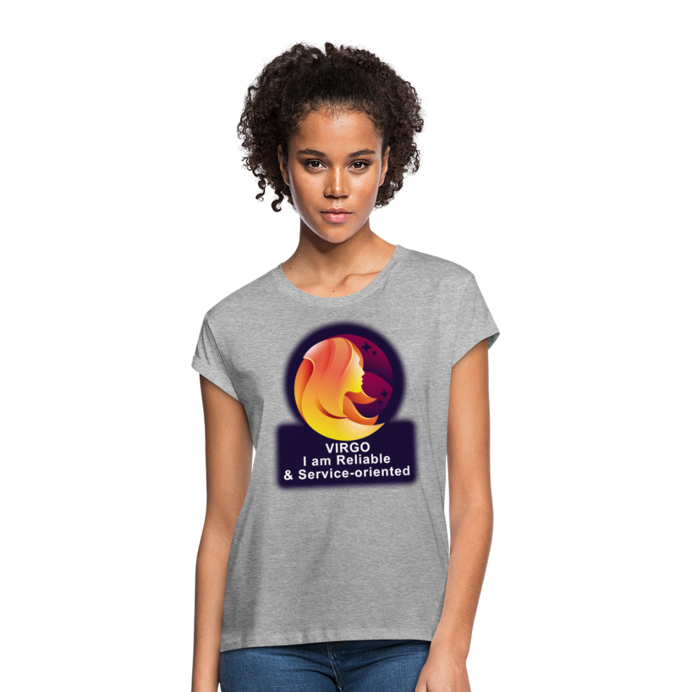 Women's Glow Virgo Relaxed Fit T-Shirt - heather gray