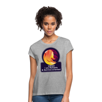 Thumbnail for Women's Glow Virgo Relaxed Fit T-Shirt - heather gray