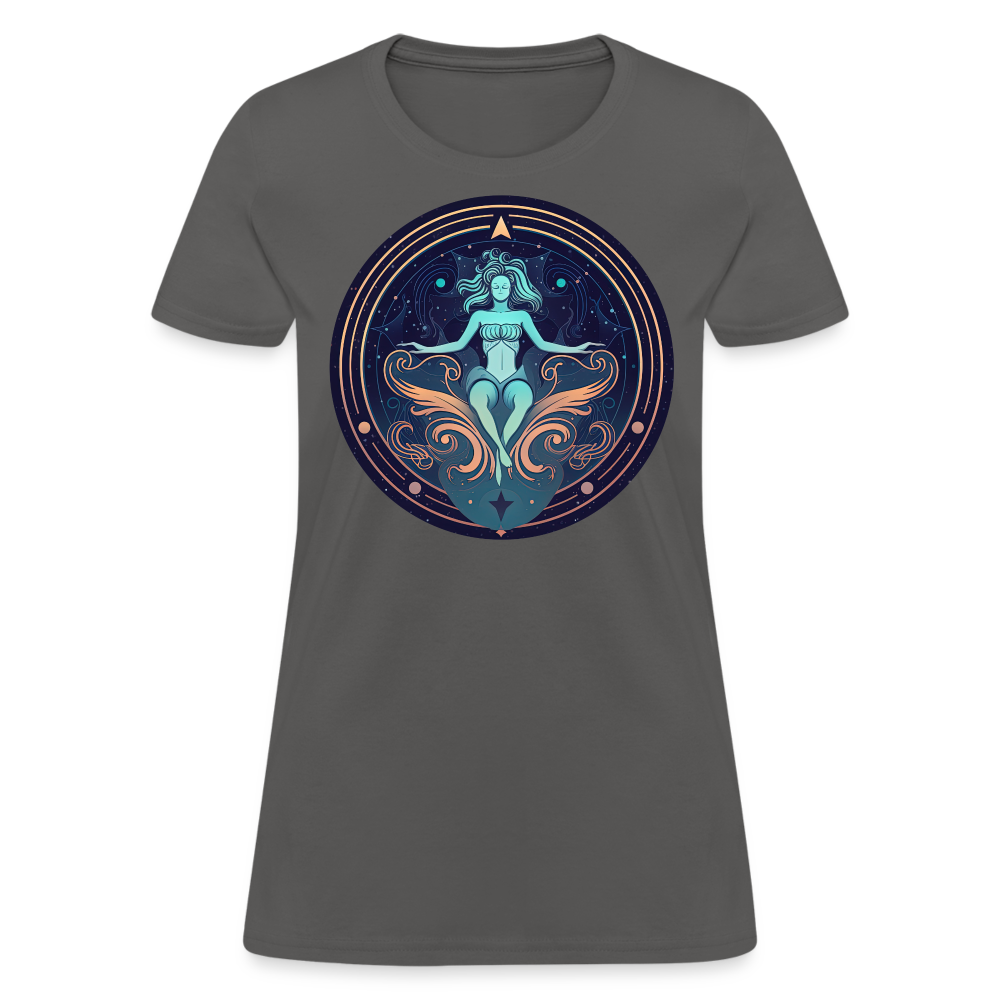 Women's Mystic Aquarius T-Shirt - charcoal