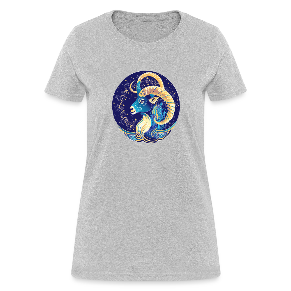 Women's Mythical Capricorn T-Shirt - heather gray