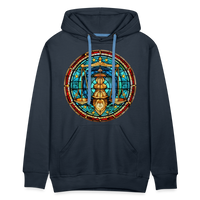 Thumbnail for Men’s Mosaic Libra Premium Hoodie - navy