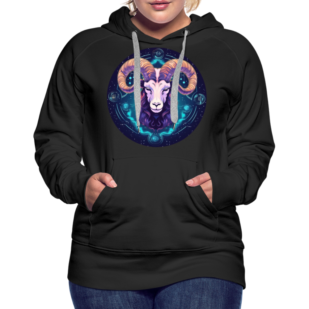 Women’s Magic Capricorn Premium Hoodie - black