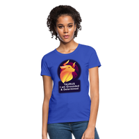 Thumbnail for Women's Glow Taurus T-Shirt - royal blue