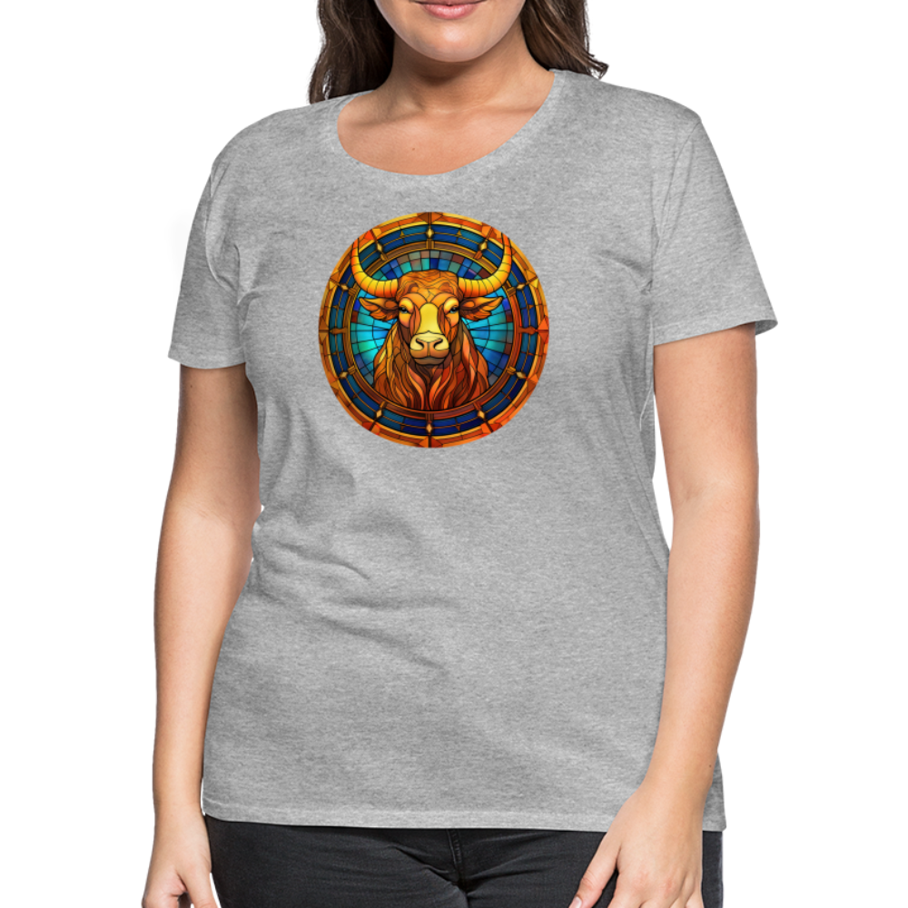 Women’s Mosaic Taurus Premium T-Shirt - heather gray