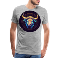 Thumbnail for Men's Magic Taurus Premium T-Shirt - heather gray