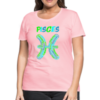 Thumbnail for Women's Power Words Pisces Premium T-Shirt - pink