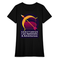 Thumbnail for Women's Glow Sagittarius T-Shirt - black