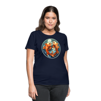 Thumbnail for Women's Symbol Pisces T-Shirt - navy