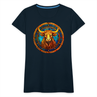 Thumbnail for Women’s Mosaic Taurus Premium T-Shirt - deep navy