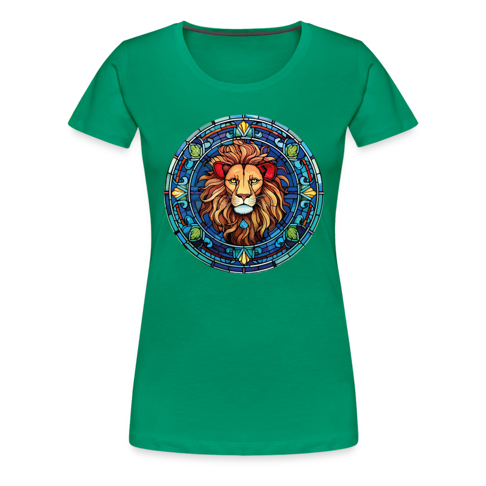 Women's Mosaic Leo Premium T-Shirt - kelly green