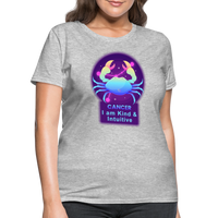 Thumbnail for Women's Neon Cancer T-Shirt - heather gray