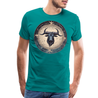 Thumbnail for Men's Mythical Taurus Premium T-Shirt - teal