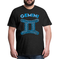 Thumbnail for Men's Power Words Gemini Premium T-Shirt - charcoal grey