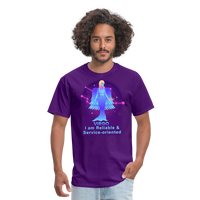 Thumbnail for Men's Neon Virgo Classic T-Shirt - purple