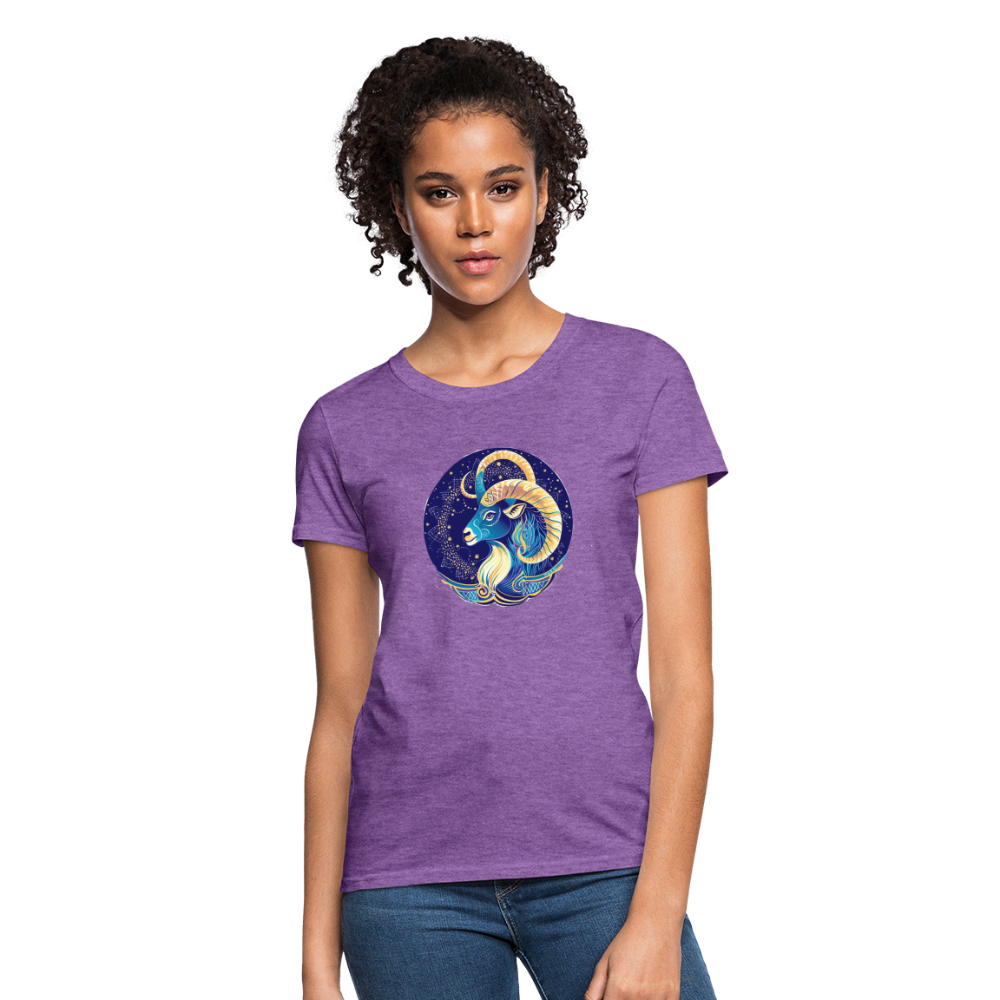 Women's Mythical Capricorn T-Shirt - purple heather