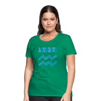 Thumbnail for Women's Power Words Aquarius Premium T-Shirt - kelly green