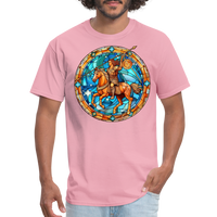 Thumbnail for Men's Mosaic Sagittarius Classic T-Shirt - pink