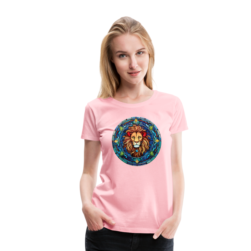 Women's Mosaic Leo Premium T-Shirt - pink