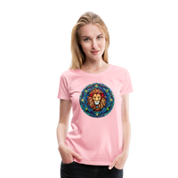 Thumbnail for Women's Mosaic Leo Premium T-Shirt - pink