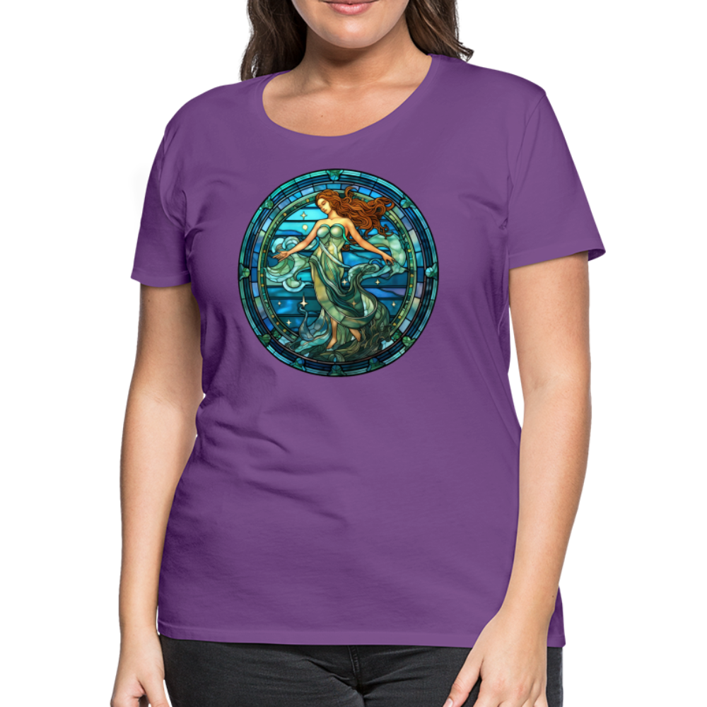 Women’s Mosaic Aquarius Premium T-Shirt - purple