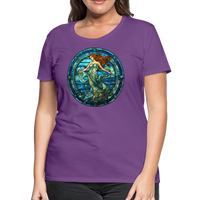 Thumbnail for Women’s Mosaic Aquarius Premium T-Shirt - purple