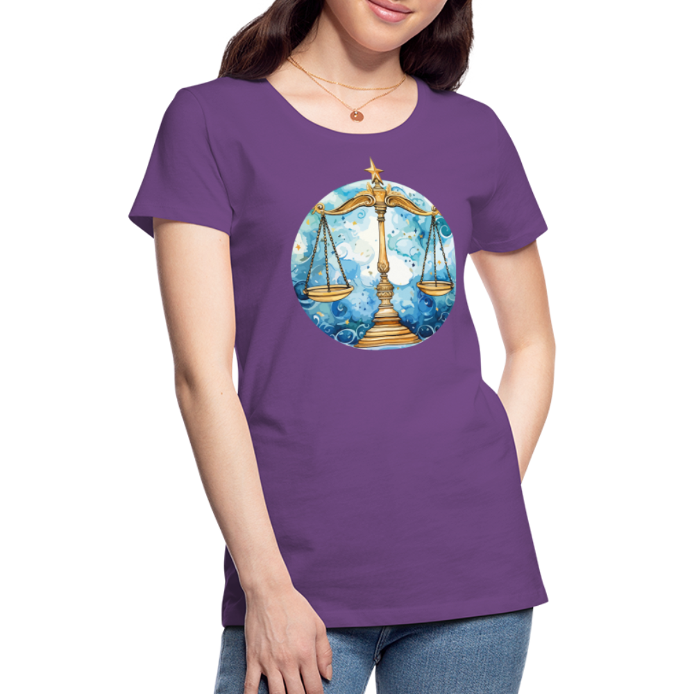 Women’sMythical Libra Premium T-Shirt - purple