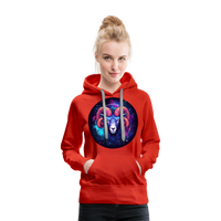 Thumbnail for Women’s Magic Aries Premium Hoodie - red