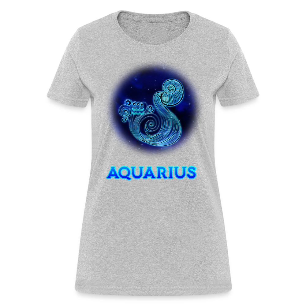 Women's Stellar Aquarius T-Shirt - heather gray