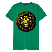 Thumbnail for Men's Mythical Leo Premium T-Shirt - kelly green