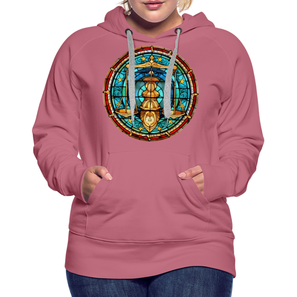 Women’s Mosaic Libra Premium Hoodie - mauve