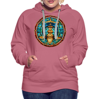 Thumbnail for Women’s Mosaic Libra Premium Hoodie - mauve