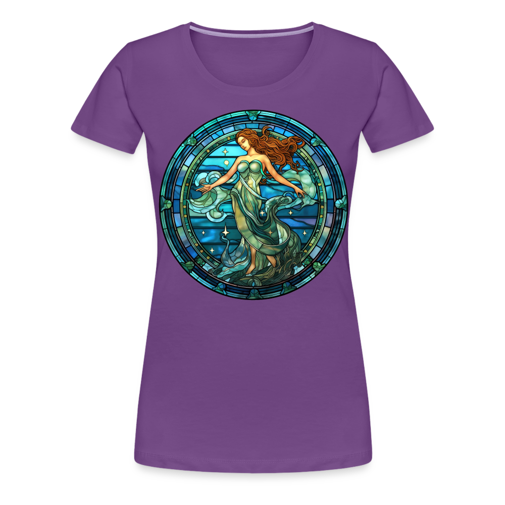 Women’s Mosaic Aquarius Premium T-Shirt - purple