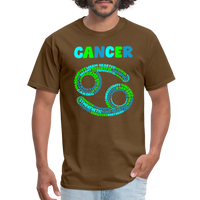 Thumbnail for Men's Power Words Cancer Classic T-Shirt - brown