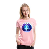 Thumbnail for Women’s Magic Gemini Premium T-Shirt - pink