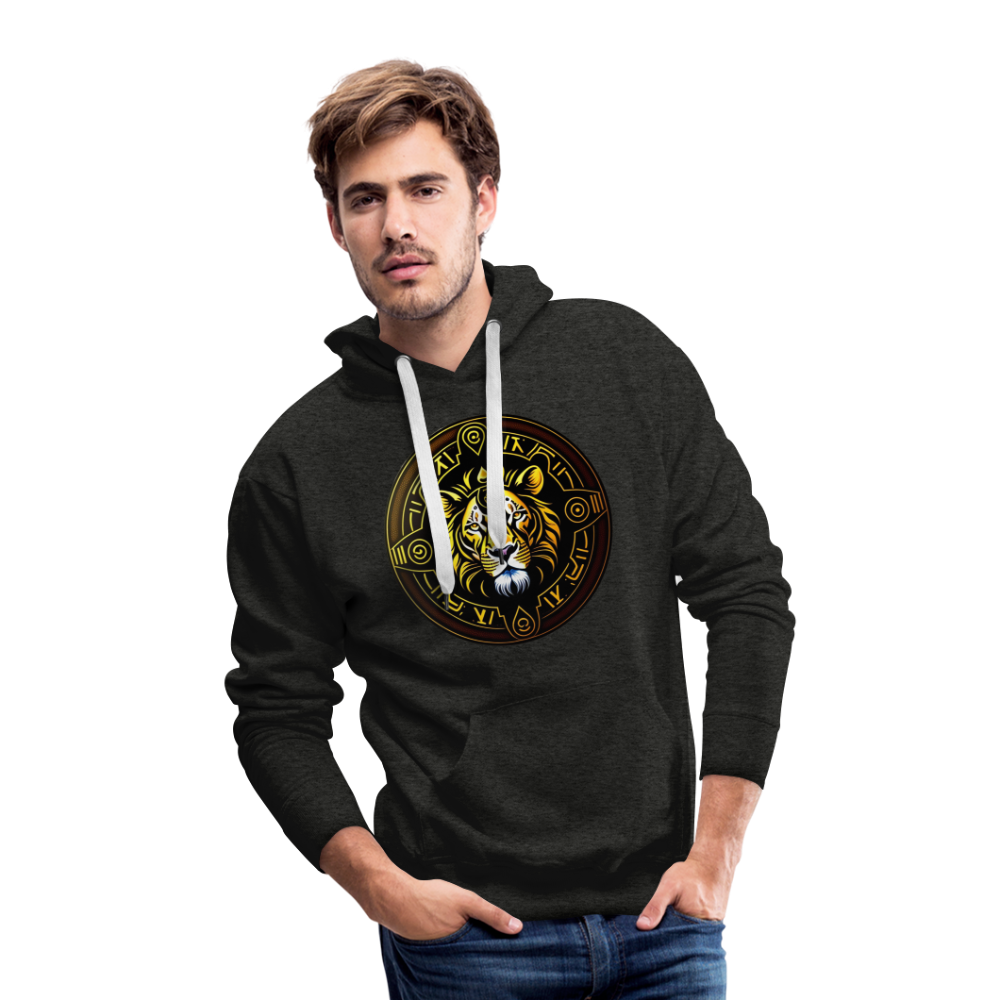 Men’s Mythical Leo Premium Hoodie - charcoal grey