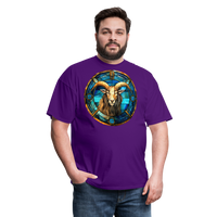 Thumbnail for Men's Mosaic Capricorn Classic T-Shirt - purple