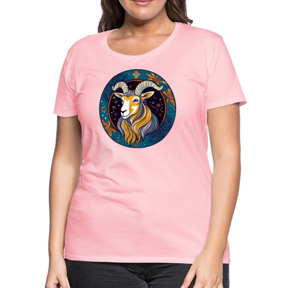 Women’s Mythical Capricorn Premium T-Shirt - pink