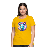 Thumbnail for Women’s Mythical Aries Premium T-Shirt - sun yellow