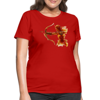 Thumbnail for Women's Mythical Sagittarius T-Shirt - red