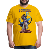 Thumbnail for Men's Astral Aquarius Premium T-Shirt - sun yellow