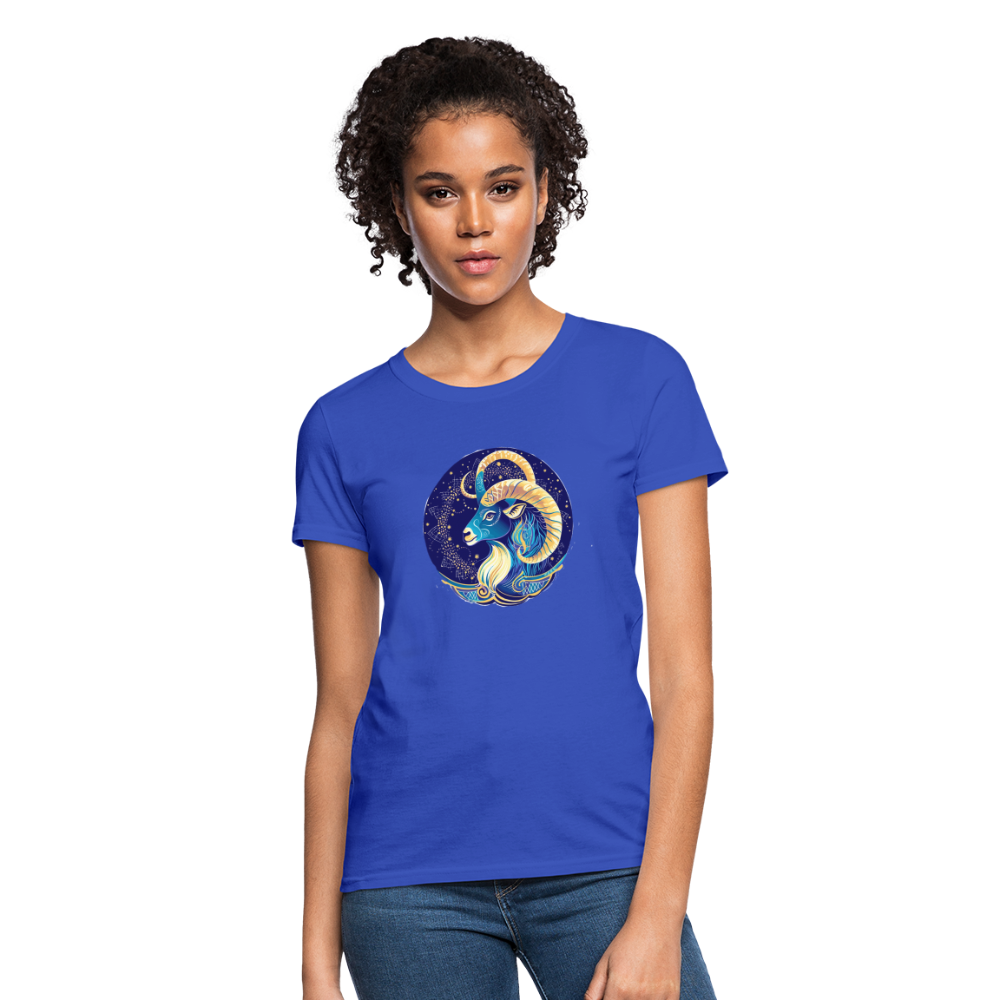 Women's Mythical Capricorn T-Shirt - royal blue