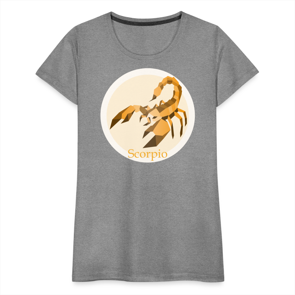 Women’s Mosaic Scorpio Premium T-Shirt - heather gray