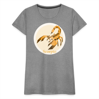 Thumbnail for Women’s Mosaic Scorpio Premium T-Shirt - heather gray