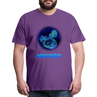 Thumbnail for Men's Aquarius Premium T-Shirt - purple