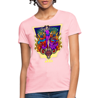 Thumbnail for Women's Cosmic Aries Design T-Shirt - pink