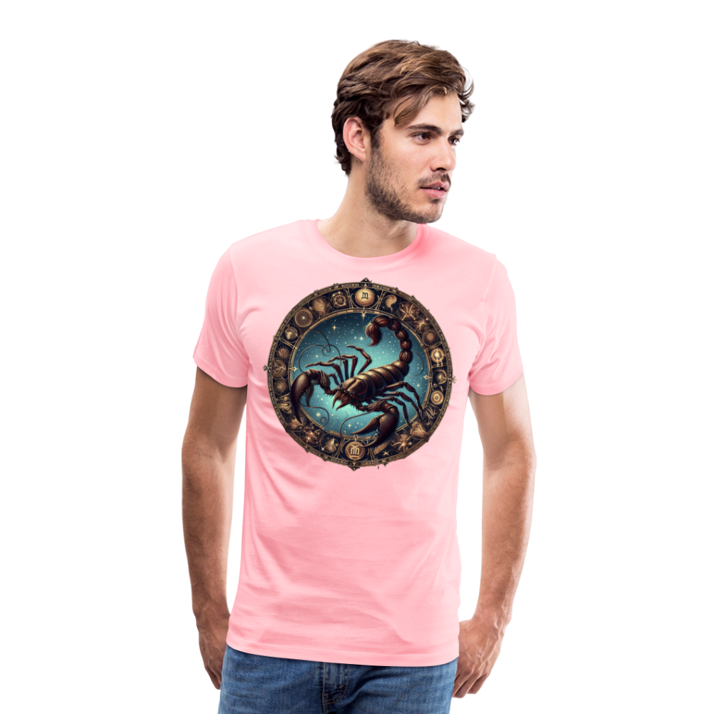 Men's Mythical Scorpio Premium T-Shirt - pink