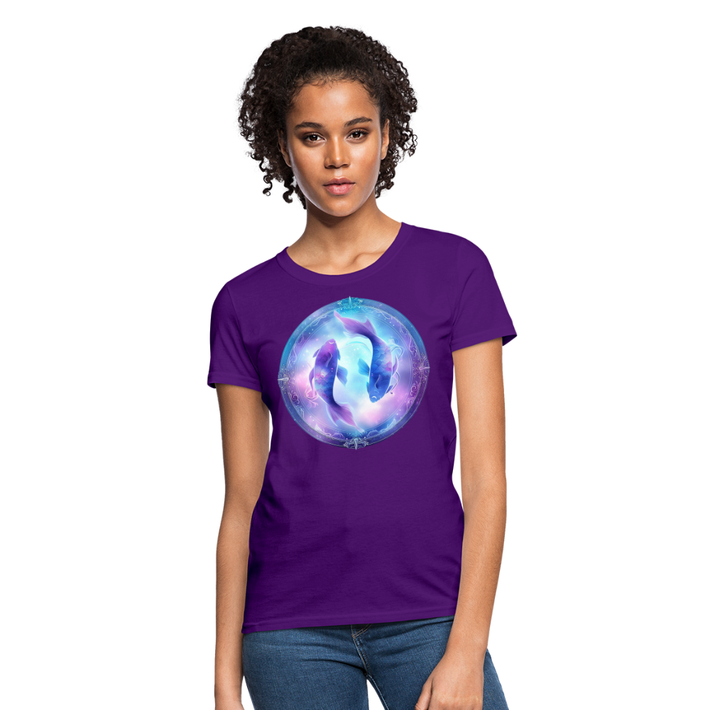 Women's Classic Pisces T-Shirt - purple