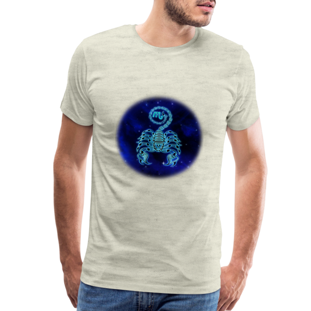 Men's Scorpio Premium T-Shirt - heather oatmeal