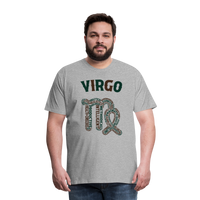 Thumbnail for Men's Power Words Virgo Premium T-Shirt - heather gray