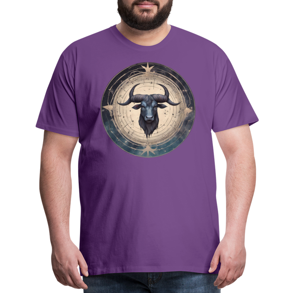 Men's Mythical Taurus Premium T-Shirt - purple